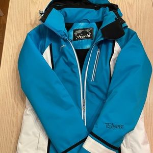 Phenix Blue & White Women’s Ski Jacket size 12
